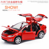 1:32 Tesla Model X90 Car Model